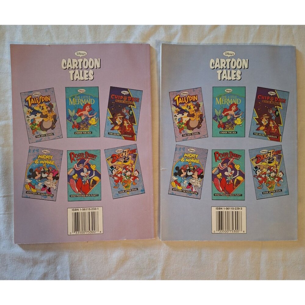 Disney Cartoon Tales Comic Books Mickey Minnie Mystery Chip Dale Rescue Rangers - Picture 2 of 6